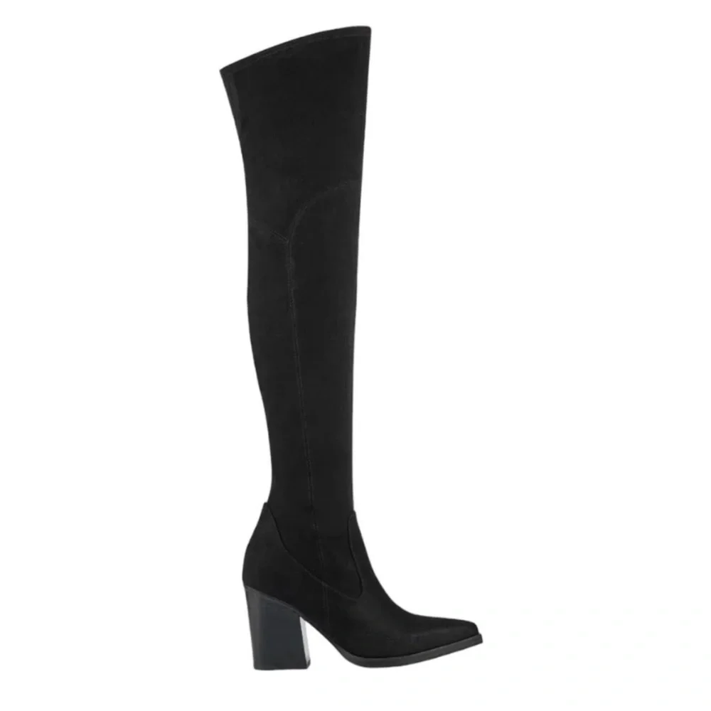 Marc Fisher Meyana Over The Knee Boot Black Suede